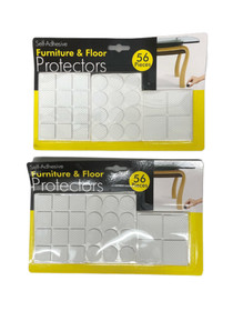 Lot of 112 Furniture & Floor Protectors Self Adhesive Foam With Rubber Non-Slip
