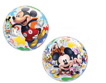 22" Bubble Mickey Mouse and Friends Disney Stretchy Plastic Balloon Party