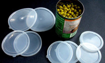 Can Covers Set of 18 Plastic Tops Soda Pet Food Assorted Size Lids Al-De-Chef