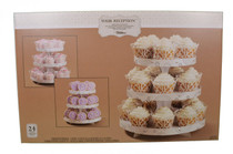 Wilton Your Reception Wedding Cupcake Stand Kit With 24 Wraps and Cups