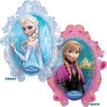 Disney Frozen Anna & Elsa Mylar Super Shape Balloon XL 31"