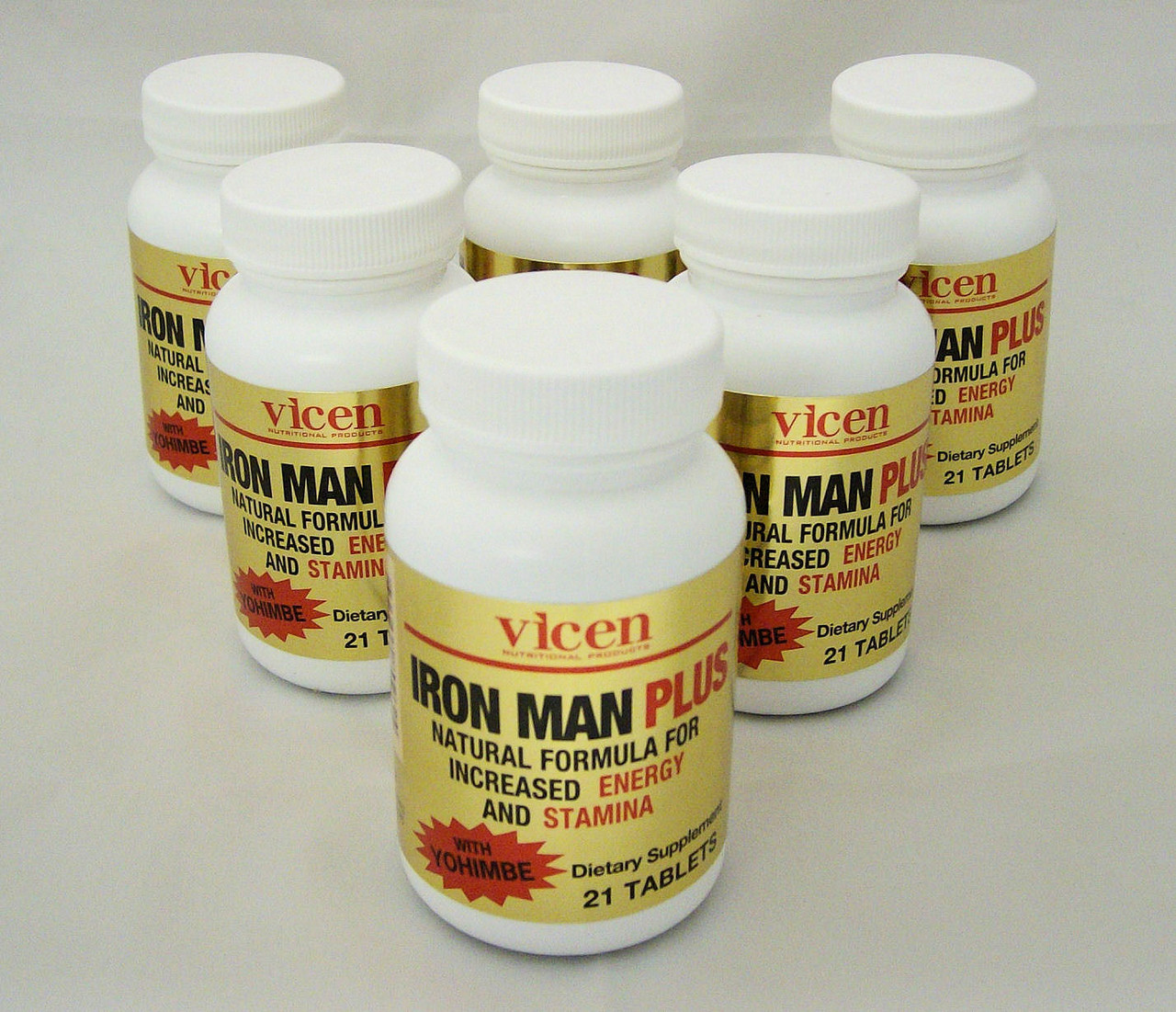 6 Bottles Iron Man Plus Male Stamina \u0026 Energy Enhancement With Yohimbe - 1 Super Party
