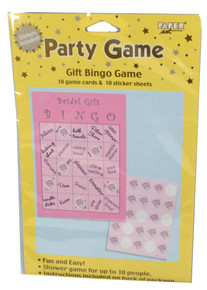 Wedding Shower Bridal Gift Bingo Game 10 Card Set Fun Party Event Activity