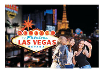 Viva Las Vegas Photo Backdrop Poster 9'