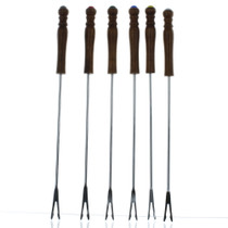 Ai-De-Chef Steel Fondue Forks - 6 Pack