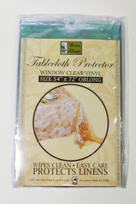 Vinyl Tablecloth Protector Wipes Clean Protect Linens Choose Size