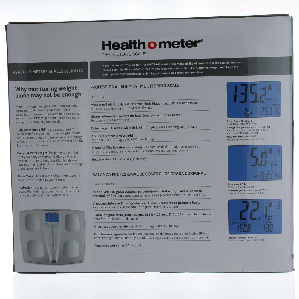 Health o Meter BFM883DQ1-01 Body Fat Monitoring Scale 