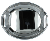 17 1/4" Stainless Steel Oval Serving Tray Turkey Platter K0812-04