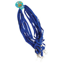 Lot of 12 Blue Keychain Lanyards School Colors Party Favors