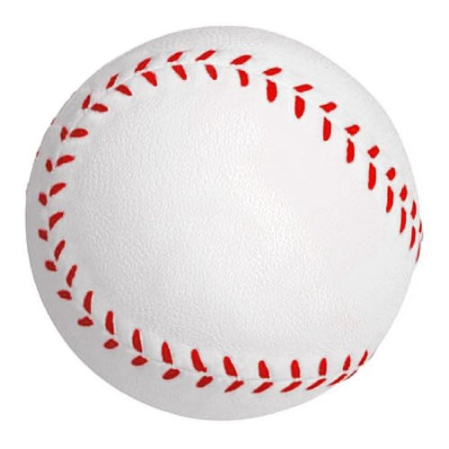 Foam Realistic Baseball Stress Balls - 12 Pack - 1 Super Party