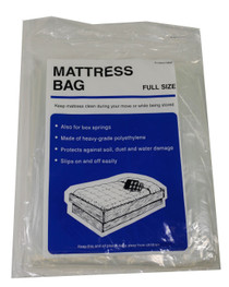 Mattress Bag Full Size Protect During Move Storage Clear Plastic