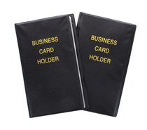 Black Business Card Holders Holds Up To 96 Lot of 2