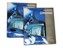 Lot of 2 Collapsible Sun Shade Car Auto Window Black