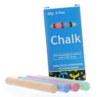 Assorted Colored Chalk 48pcs Classroom Chalk Party Favors Lot of 12