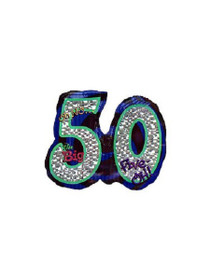 XL 26" Oh No The Big 50 Happy Birthday Foil Balloon Super Shape Mylar Party