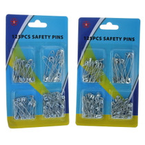 Metal Safety Pins Assorted Sizes Craft Sewing Lot of 250