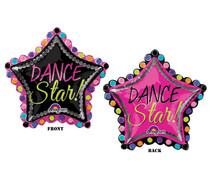 XL 30" Dance Star Super Shape Mylar Foil Balloon Party Decoration