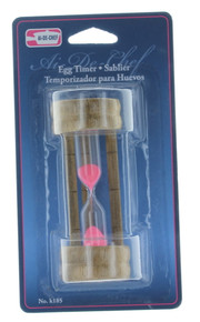 3 Minute Wooden Egg Timer Hourglass
