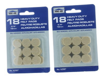 Home Aide Heavy Duty 3/4" Felt Pads Lot of 36 Surface Protectors
