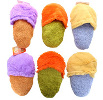 Chenille Slipper Squeaking Dog Chew Toy Lot of 6 PK 2007