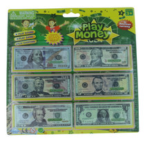 180 pcs. Play Money Paper Dollar Bills Fake Bank Games Gift