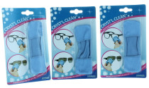 3 Cryst'l Clean Microfiber Eyeglass Cleaning Cloths Sunglasses Lens Wipe Cleaner