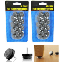 32 Nail On Furniture Floor Protectors Round Felt Sliders Prevents Scratches