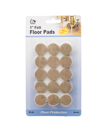 Set of 192 1" Felt Floor Pads Floor Protectors Furniture chairs Pads wood tiles