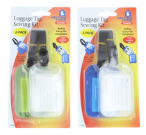 Luggage Tag Sewing Kits Airline Compliant Set of 4 (2 packs)