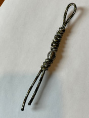 3mm snake knot lanyard with grade 5 titanium bead #1