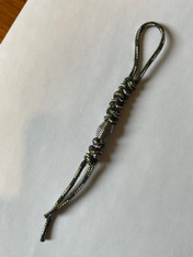 3mm snake knot lanyard with grade 5 titanium bead #4