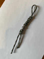 3mm snake knot lanyard with grade 5 titanium bead #5