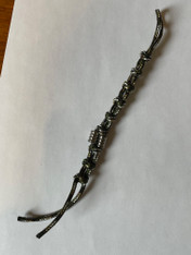 3mm snake knot lanyard with grade 5 titanium bead #7