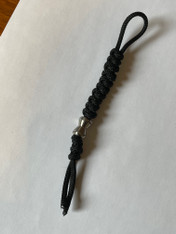 3mm snake knot lanyard with grade 5 titanium bead #8