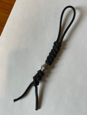 3mm snake knot lanyard with grade 5 titanium bead #11