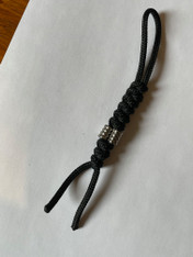 3mm snake knot lanyard with grade 5 titanium bead #12