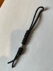 3mm snake knot lanyard with grade 5 titanium bead #13