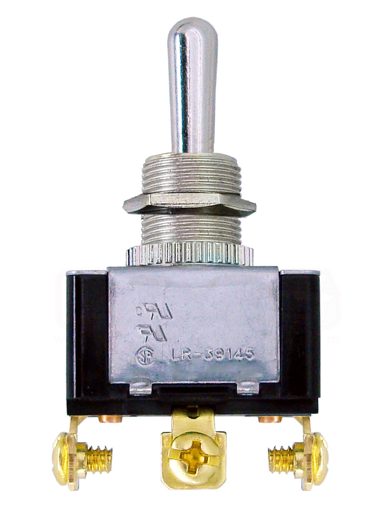 How do you hook up a 3 prong toggle switch