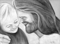 Jesus & Child (522) Small Warrior