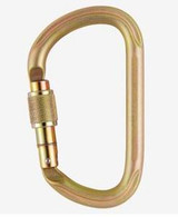 Petzl VULCAN High-Strength Steel Carabiner With Screwlock - Gold - M73SL