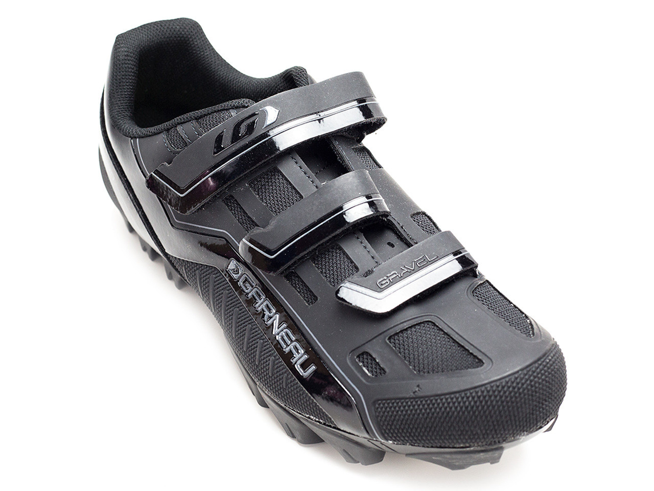 Black Louis Garneau Gravel MTB Cycling SPD Shoes Size 45 