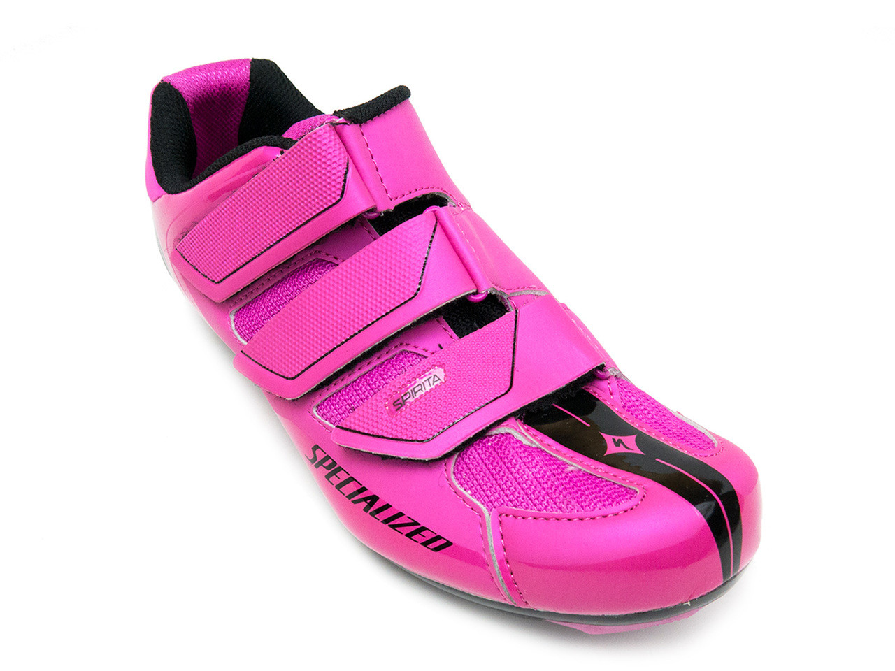 pink road bike shoes