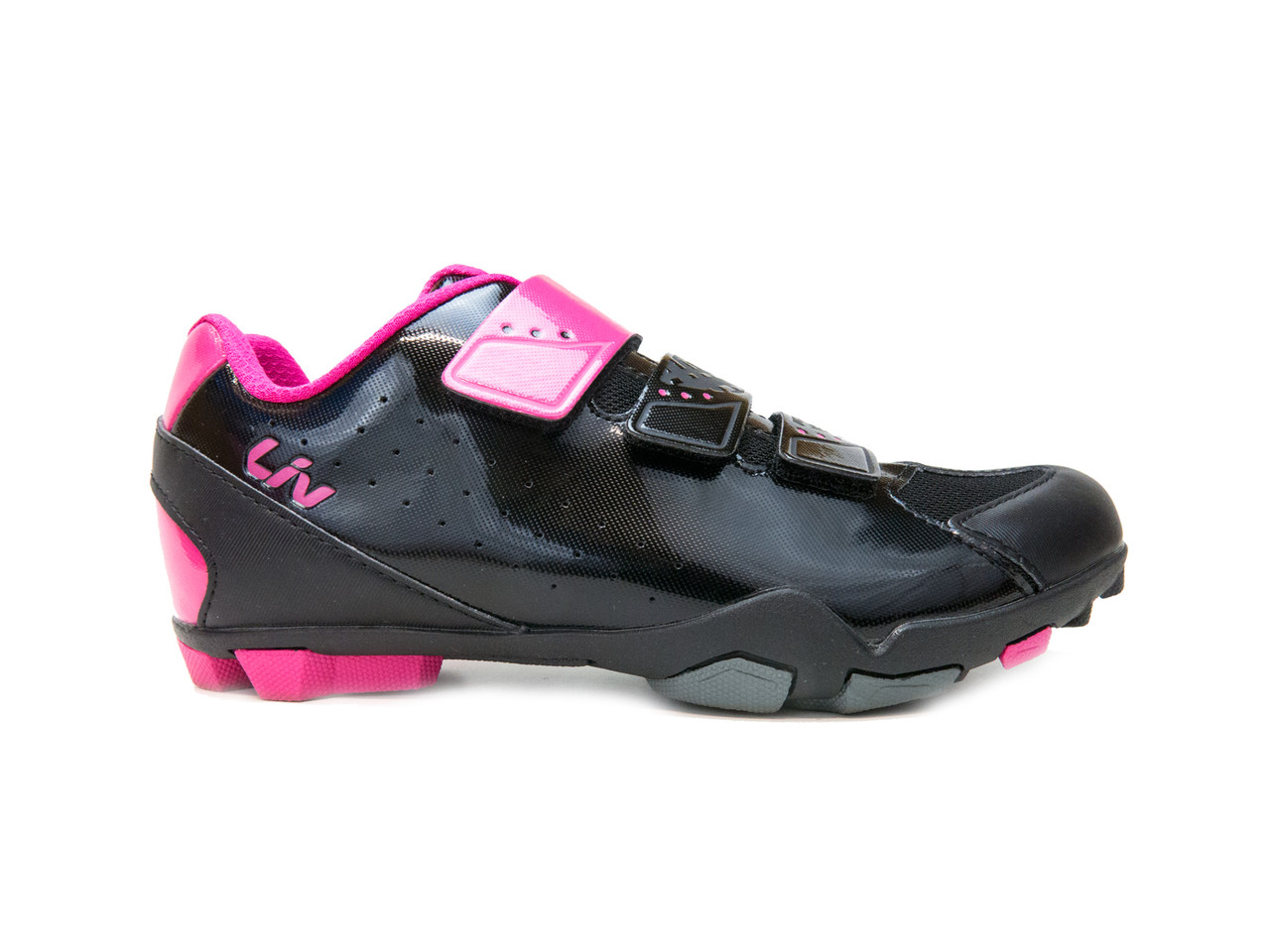 Pink Black Liv Fera Women's Cycling Shoes 
