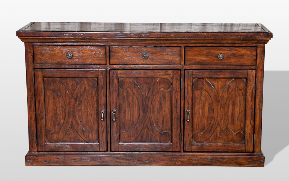Old World Style Buffet - Rustic Spanish Style Sideboard