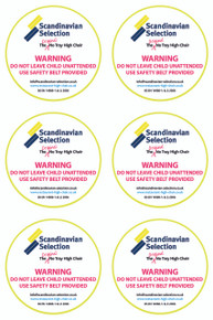 Safety Stickers for High Chairs