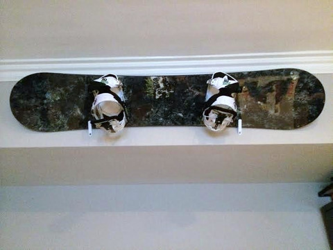 T-Rax Snowboard Hangers come with a Lifetime Guarantee!
These snowboard racks are virtually bullet proof!
