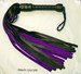 Fullsize flogger cowhide with purple inner tails