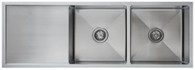 INTERCHANGE UPTOWN SQUARE DOUBLE BOWL SINK - 250mmD - UTR6