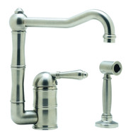 NICOLAZZI TRADITIONAL OFF SET SINGLE LEVER TAP WITH HAND SPRAY - 3407WS