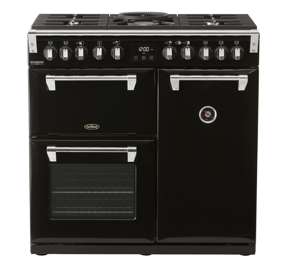 BELLING 90CM RICHMOND DELUXE DUAL FUEL COOKER SPLIT OVENS BRD900DF